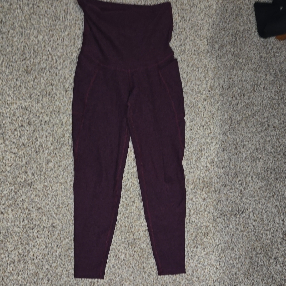 Beyond the Bump Dark Purple Leggings